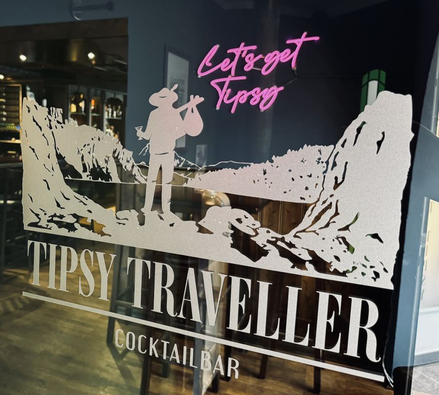 A snapshot from inside Tipsy Traveller